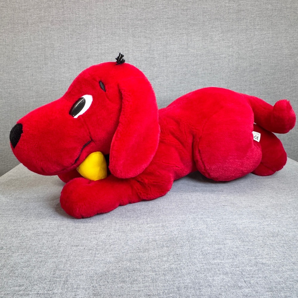 Vintage 2000 Clifford the Big Red Dog Plush Scholastic Toy Island 24 Inch Large